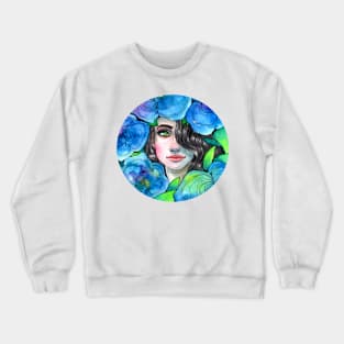 Blue Roses Crewneck Sweatshirt